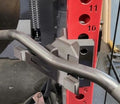 Corner Mounted Curl Bar Holder