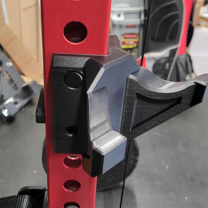 Corner Mounted Curl Bar Holder