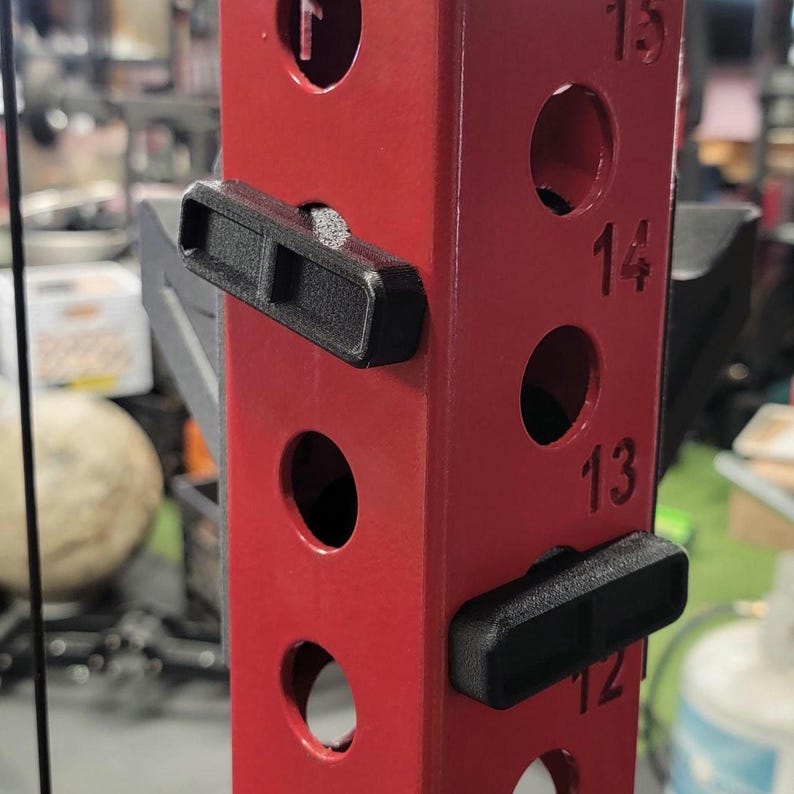 Corner Mounted Curl Bar Holder