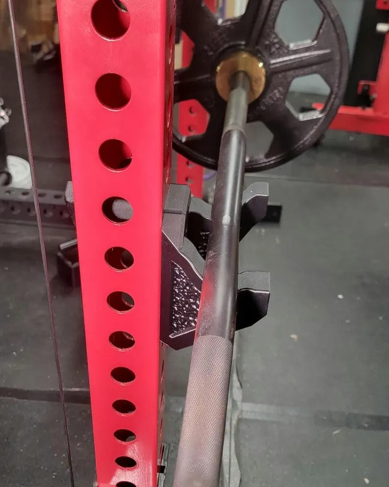 Rack Mounted EZ Curl Bar Holder: The Bar Bunker | Carbon Strength