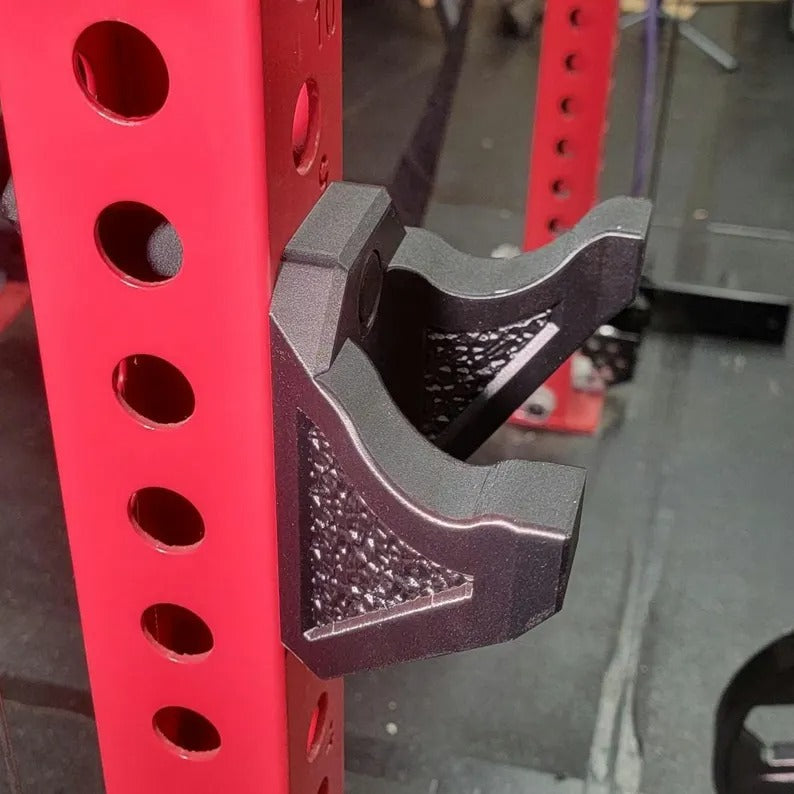 Rack Mounted EZ Curl Bar Holder: The Bar Bunker | Carbon Strength
