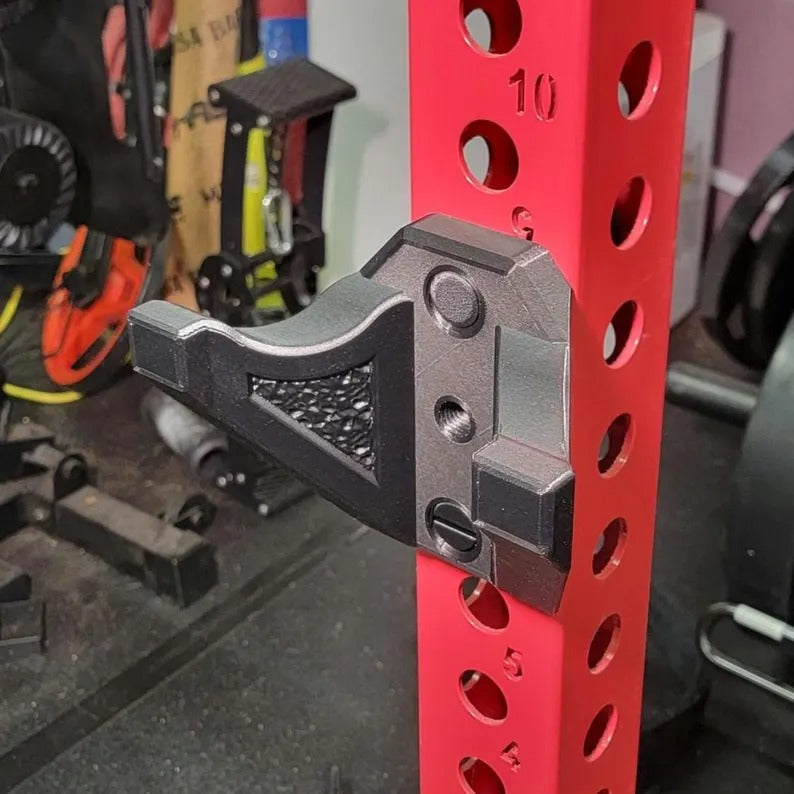 Rack Mounted EZ Curl Bar Holder: The Bar Bunker | Carbon Strength