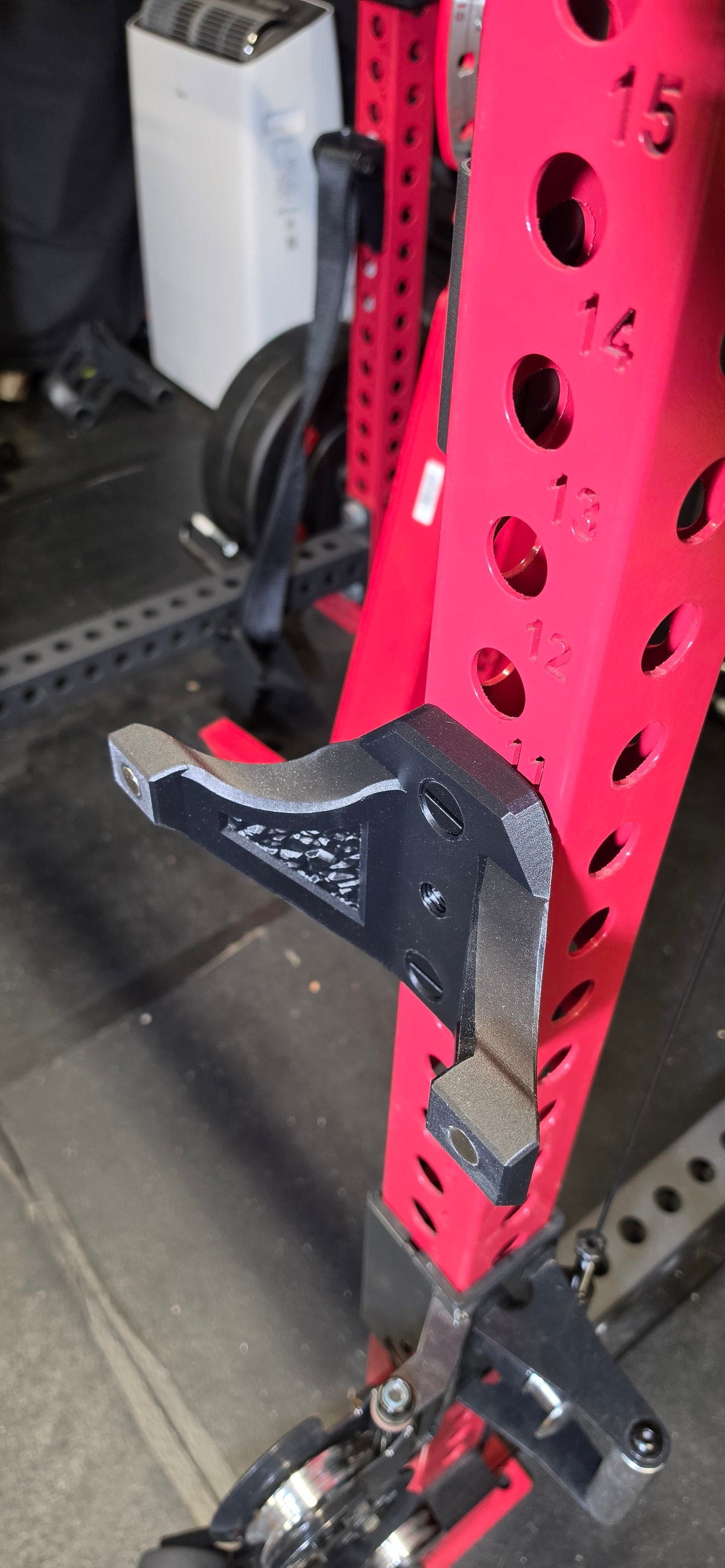 Rack Mounted EZ Curl Bar Holder: The Bar Bunker | Carbon Strength