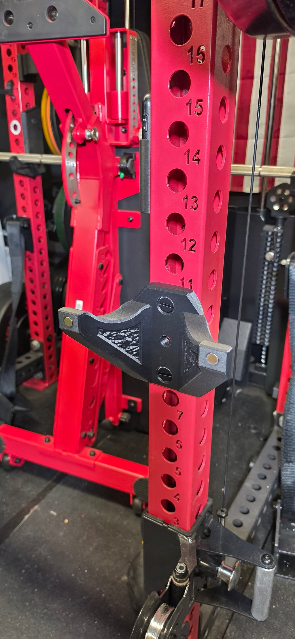 Rack Mounted EZ Curl Bar Holder: The Bar Bunker | Carbon Strength